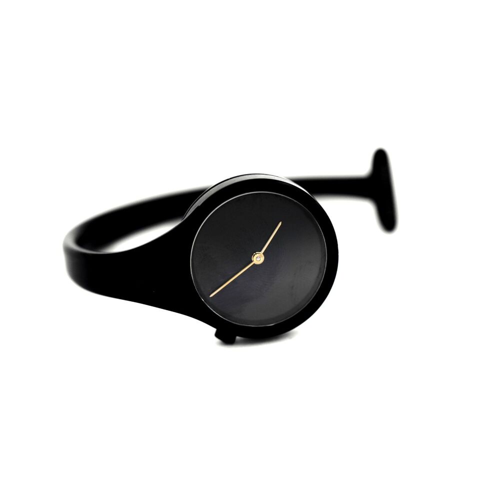 Georg Jensen Vivianna Bangle Matte Black PVD Watch